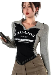 Irregular Kpop Aesthetic T-Shirt